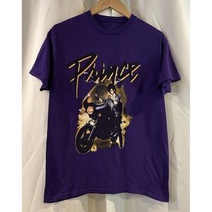 Purple Rain Prince and the Revolution Short‎ Sleeve T-Shirt Men's Medium